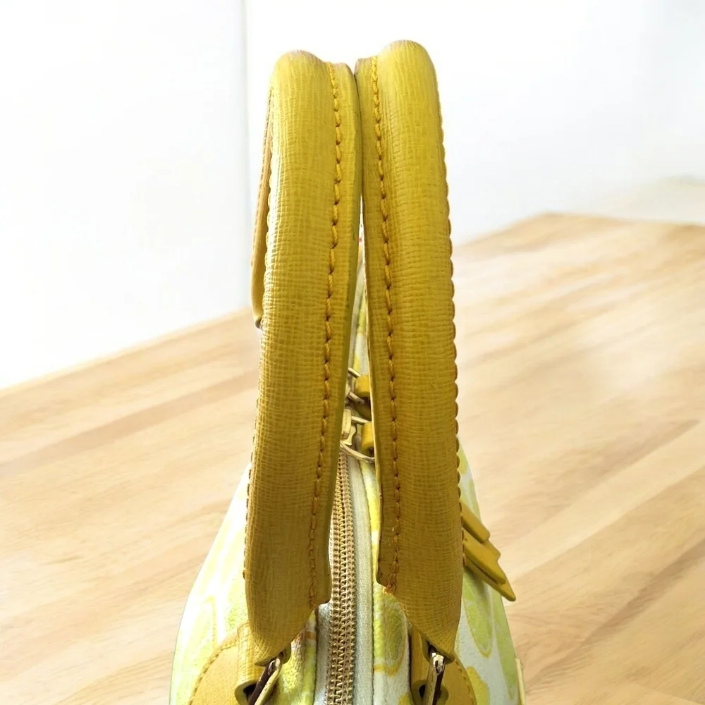 Dooney & Bourke Lemon Print Zip Satchel - Picture 9 of 16